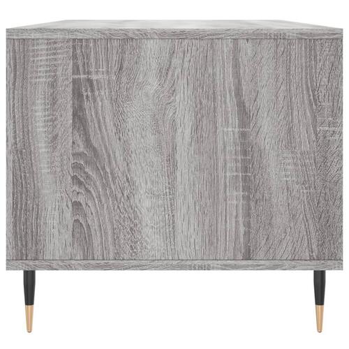 Sofabord 90x49x45 cm konstrueret træ Grå sonoma-eg