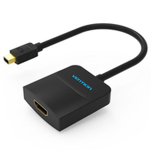 MiniDisplayPort til HDMI kabel Vention HBCBB 10 cm Sort