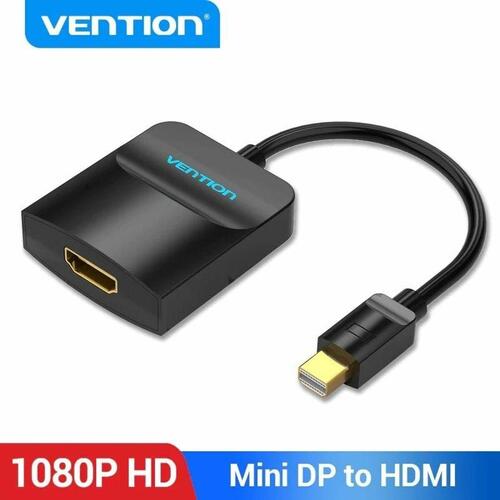 MiniDisplayPort til HDMI kabel Vention HBCBB 10 cm Sort