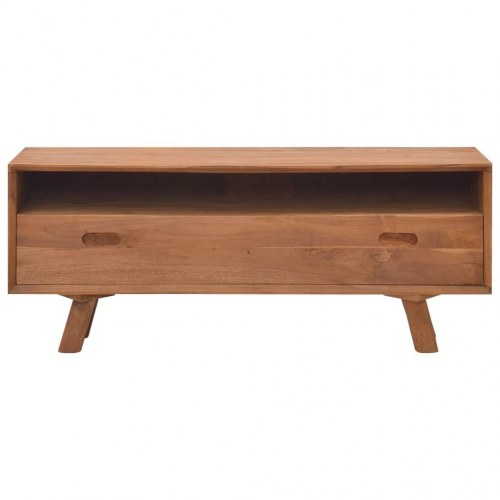 Tv-skab 110x30x45 cm massivt teaktræ