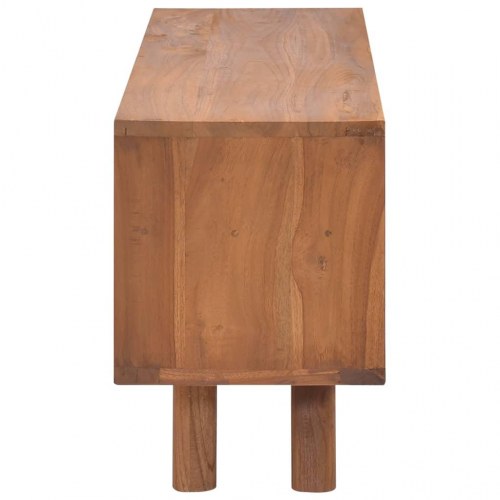 Tv-skab 110x30x45 cm massivt teaktræ
