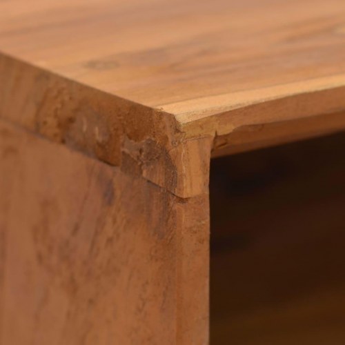 Tv-skab 110x30x45 cm massivt teaktræ
