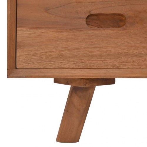 Tv-skab 110x30x45 cm massivt teaktræ