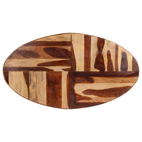Spisebord 160x90x75 cm massivt akacietræ med sheeshamfinish