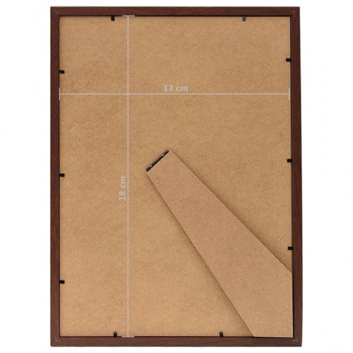 Billedrammer 10 stk. til bord 13x18 cm mørkerød