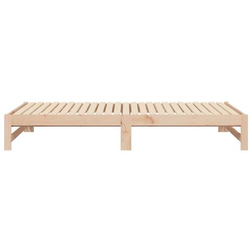 Daybed med udtræk 2x(90x200) cm massivt fyrretræ