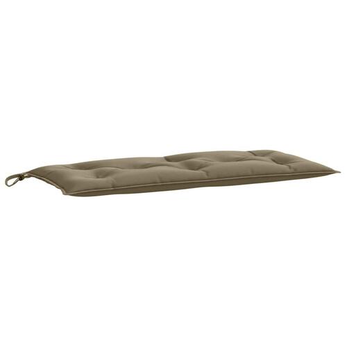 Hynder til havebænk 2 stk. 100x50x7 cm stof meleret gråbrun