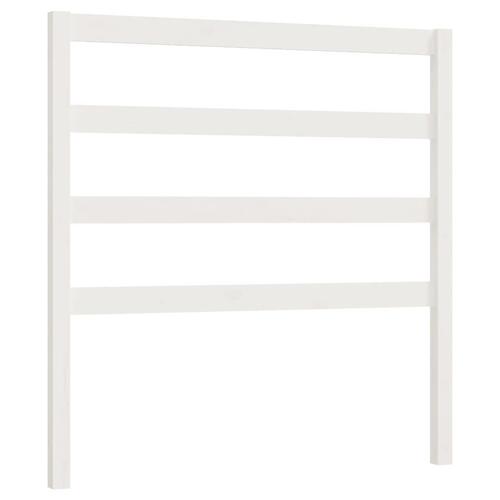 Daybed med udtræk 2x(90x190) cm massivt fyrretræ hvid