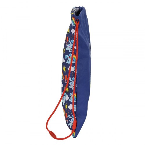 Skoletaske snøre Blue's Clues - marineblå 26 × 34 cm