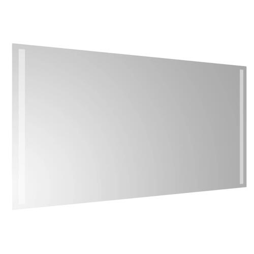 Badeværelsesspejl med LED-lys 50x100 cm
