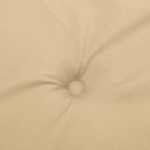 Hynder til havebænk 2 stk. 200x50x7 cm stof meleret beige
