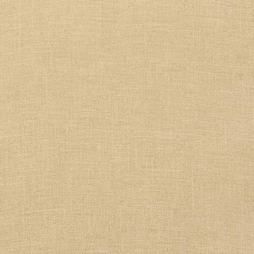 Hynder til havebænk 2 stk. 200x50x7 cm stof meleret beige