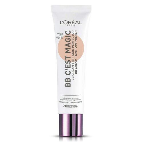 Fugtighedscreme med Farve BB Cream C'Est Magig L'Oreal Make Up (30 ml) 30 ml 03-medium light