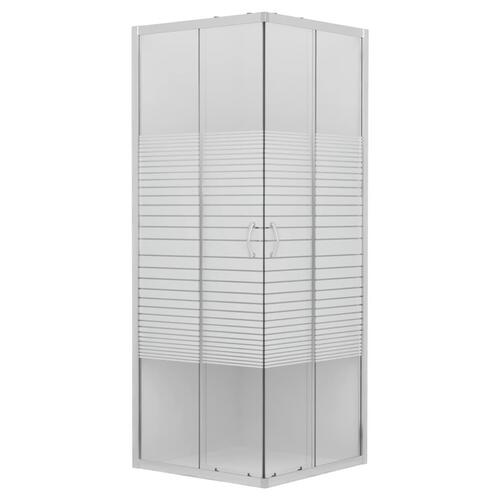 Brusekabine sikkerhedsglas 80 x 80 x 185 cm