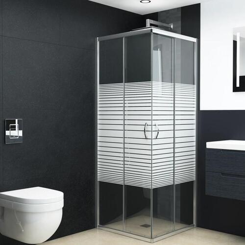 Brusekabine sikkerhedsglas 80 x 80 x 185 cm
