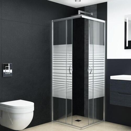 Brusekabine sikkerhedsglas 80 x 80 x 185 cm