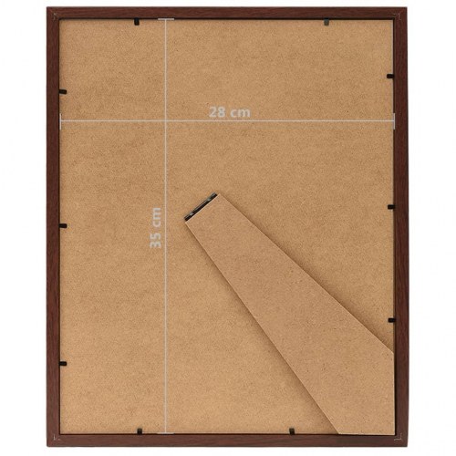 Billedrammer 3 stk. til bord 28x35 cm mørkerød