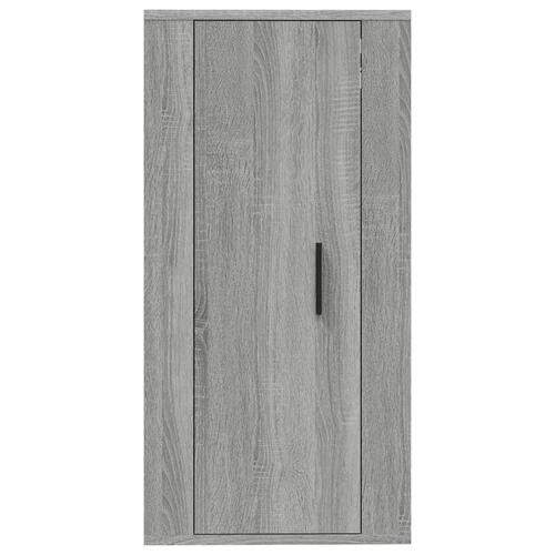 Væghængt tv-skab 40x34,5x80 cm grå sonoma