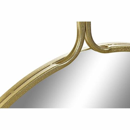 Vægspejl Spejl Gylden Metal (72 x 2 x 91,5 cm)
