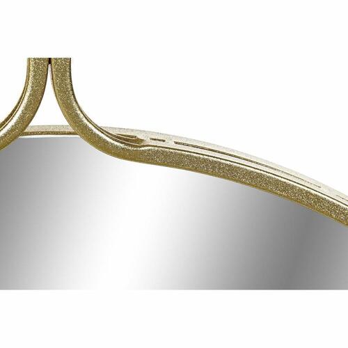 Vægspejl Spejl Gylden Metal (72 x 2 x 91,5 cm)