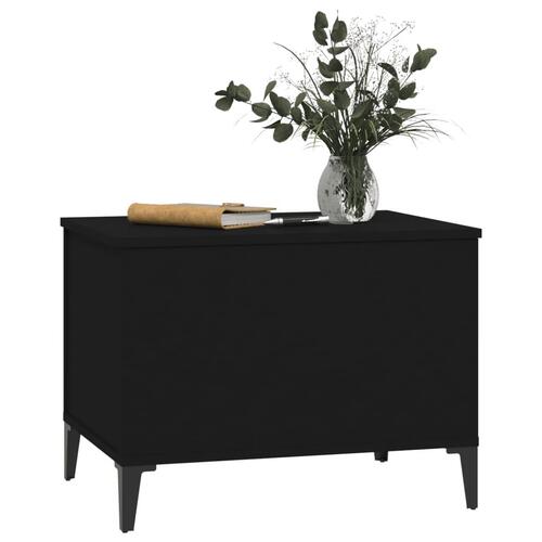 Sofabord 60x44,5x45 cm konstrueret træ sort