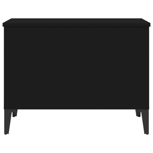 Sofabord 60x44,5x45 cm konstrueret træ sort
