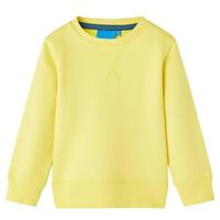 Sweatshirt til børn str. 128 lysegul