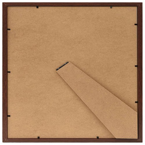 Billedrammer 3 stk. til bord 30x30 cm mørkerød