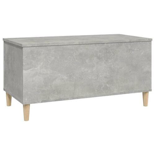 Sofabord 90x44,5x45 cm konstrueret træ betongrå