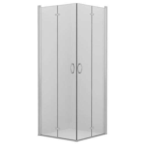 Brusekabine med foldedøre ESG 80 x 70 x 185 cm