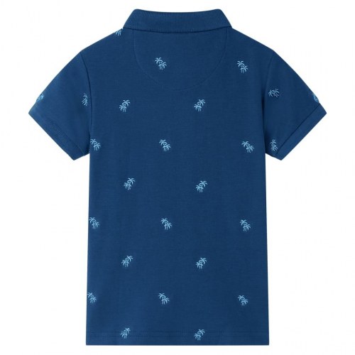 Poloshirt til børn str. 92 - mørkeblå