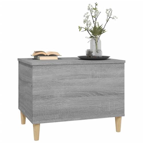 Sofabord 60x44,5x45 cm konstrueret træ Grå sonoma-eg