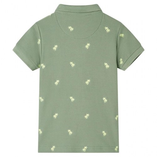 Poloshirt til børn str. 140 - kaki