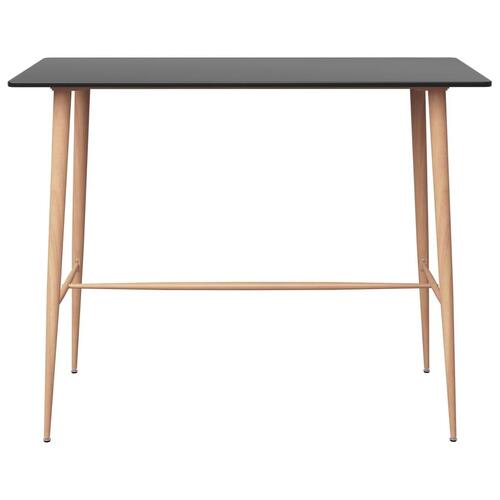 Barbord 120x60x105 cm sort