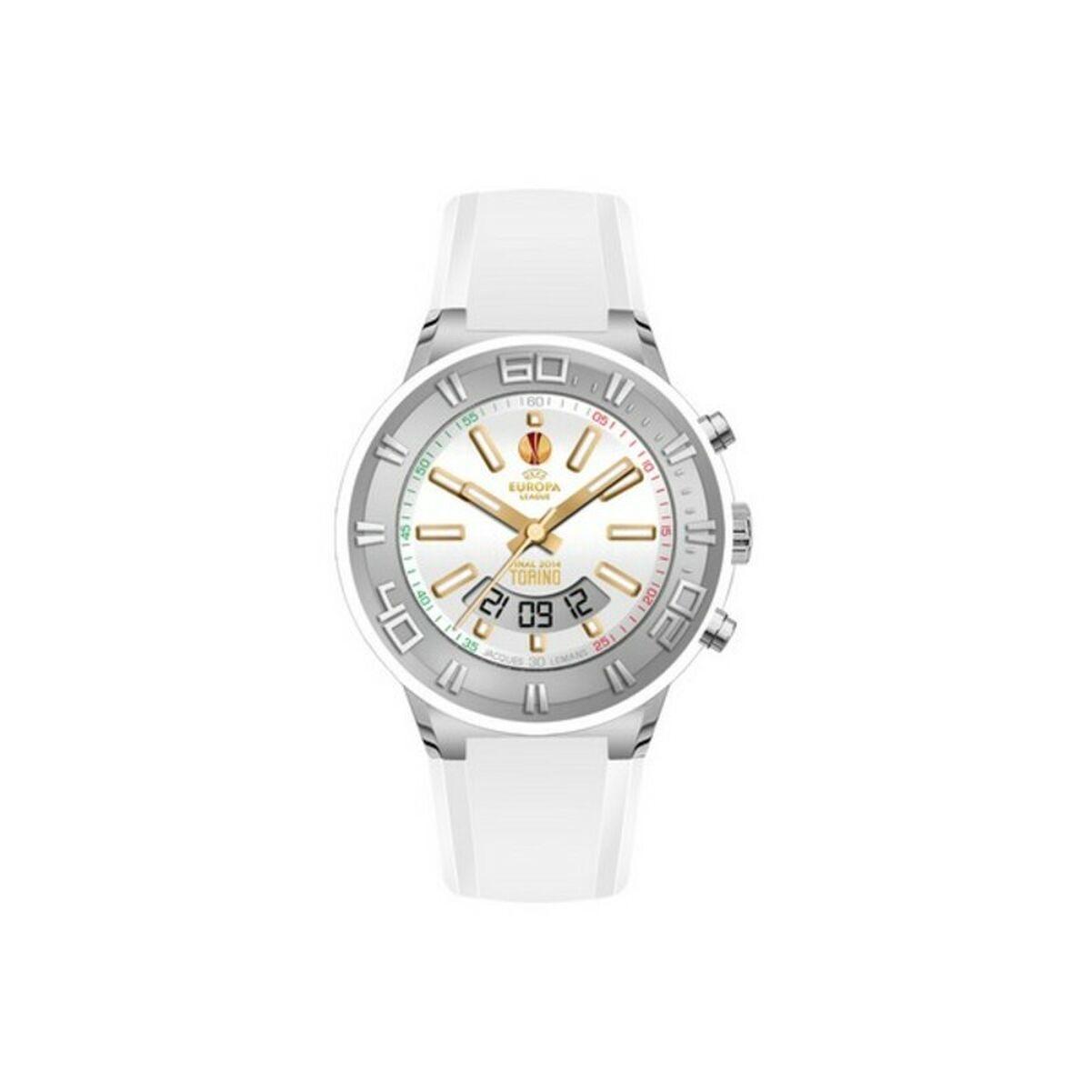 Jacques Lemans Unisex ur U-50B - hvid/sølv (Ø 45 mm)
