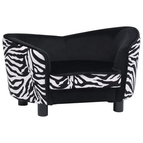 Hundesofa 68x38x38 cm plys sort