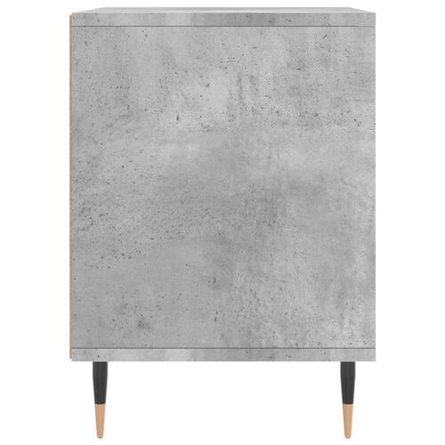 Sengeborde 2 stk. 40x35x50 cm konstrueret træ betongrå