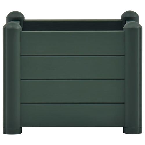 Højbed 43x43x35 cm PP grøn