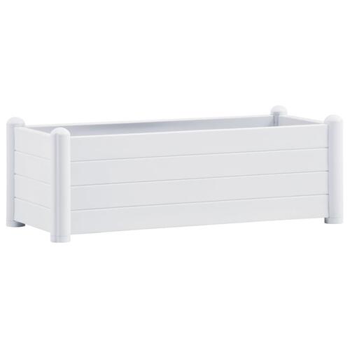 Højbed 100x43x35 cm PP hvid