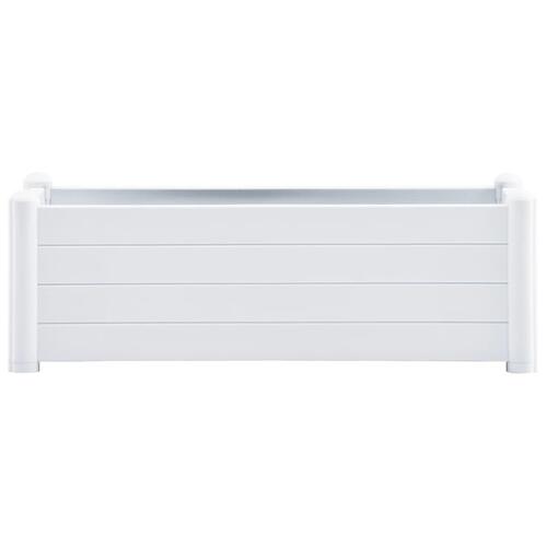 Højbed 100x43x35 cm PP hvid