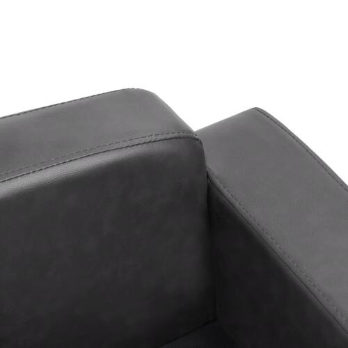 Hundesofa 80x50x40 cm kunstlæder grå