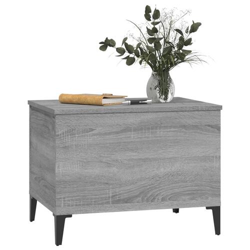 Sofabord 60x44,5x45 cm konstrueret træ Grå sonoma-eg