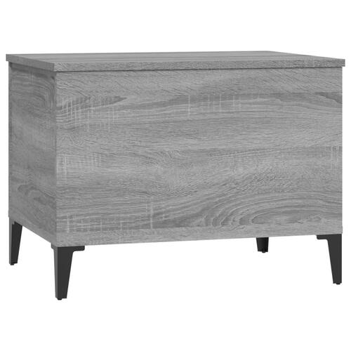 Sofabord 60x44,5x45 cm konstrueret træ Grå sonoma-eg