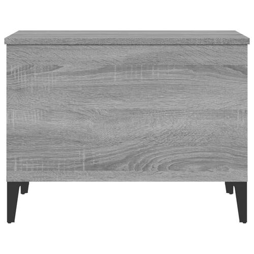 Sofabord 60x44,5x45 cm konstrueret træ Grå sonoma-eg