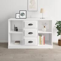 Skænk 104,5x35,5x67,5 cm konstrueret træ hvid