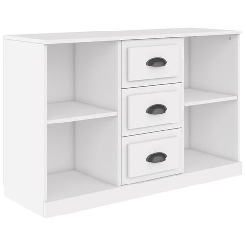 Skænk 104,5x35,5x67,5 cm konstrueret træ hvid