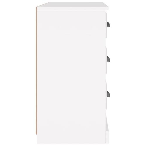 Skænk 104,5x35,5x67,5 cm konstrueret træ hvid
