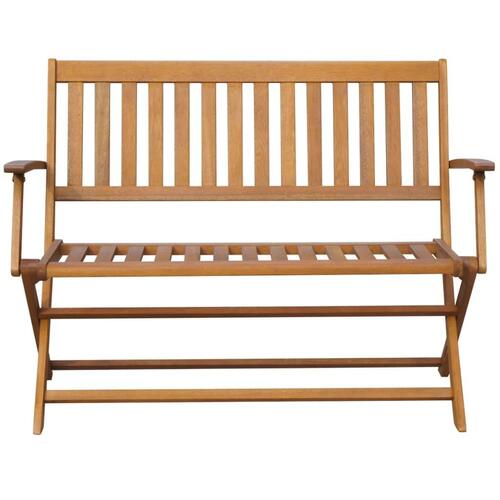 Havebænk 120 cm massivt akacietræ