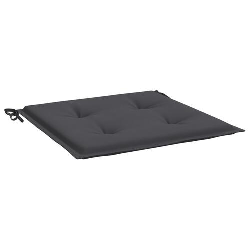 Hynder til havestol 6 stk. 40x40x3 cm oxfordstof antracitgrå