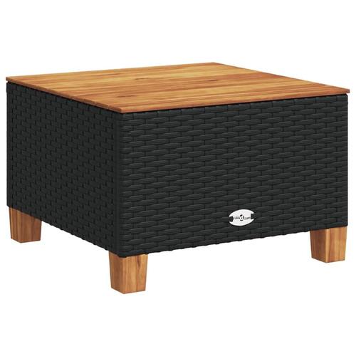 Sofasæt til haven 11 dele med hynder polyrattan sort